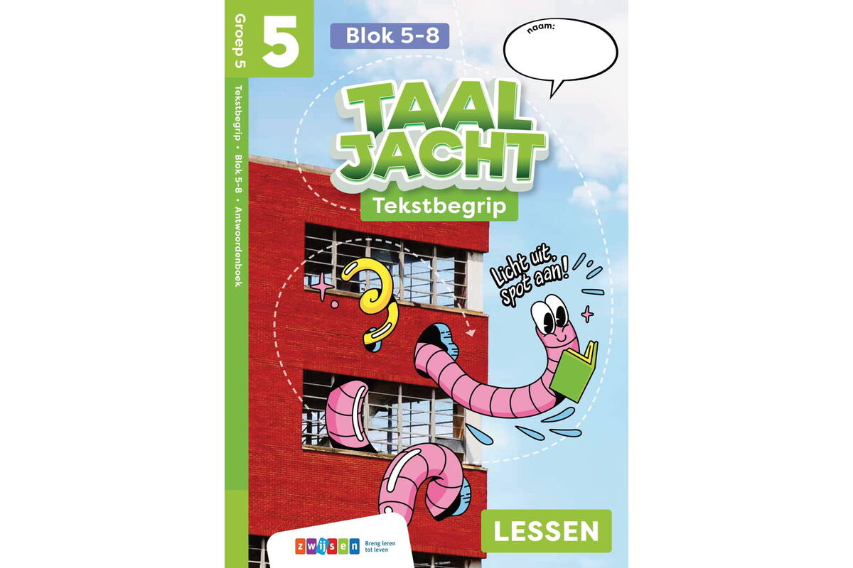 Taaljacht Tekstbegrip groep 5 antwoordenboek blok 5-8