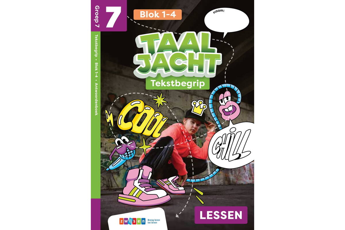 Taaljacht Tekstbegrip groep 7 antwoordenboek blok 1-4