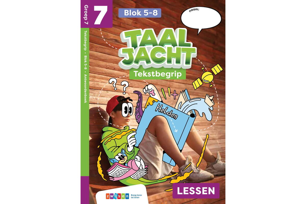 Taaljacht Tekstbegrip groep 7 antwoordenboek blok 5-8