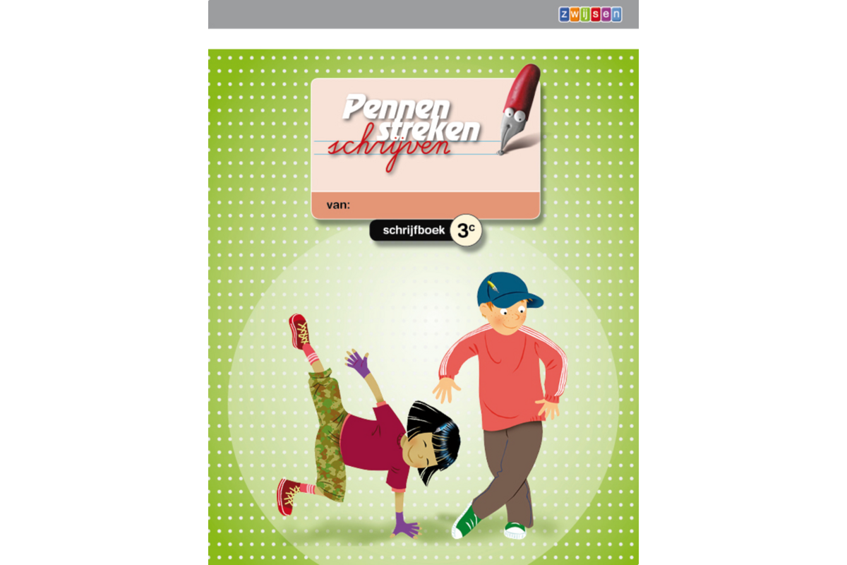 Pennenstreken 2 groep 3 - schrijfboek 3C verbonden schrift (5 stuks)