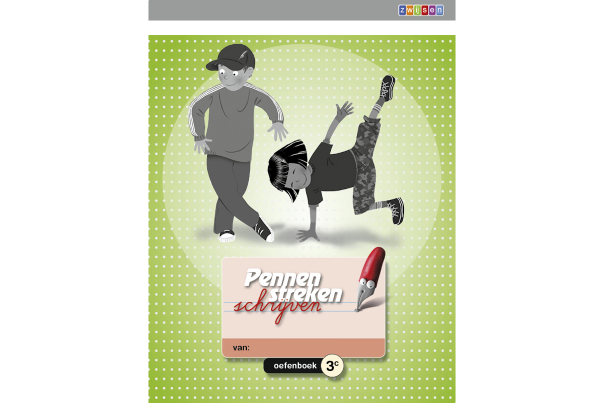 Pennenstreken 2 groep 3 - oefenboek 3C verbonden schrift (5 stuks)