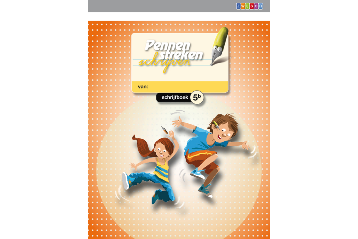 Pennenstreken 2 groep 5 - schrijfboek 5B verbonden schrift (5 stuks)