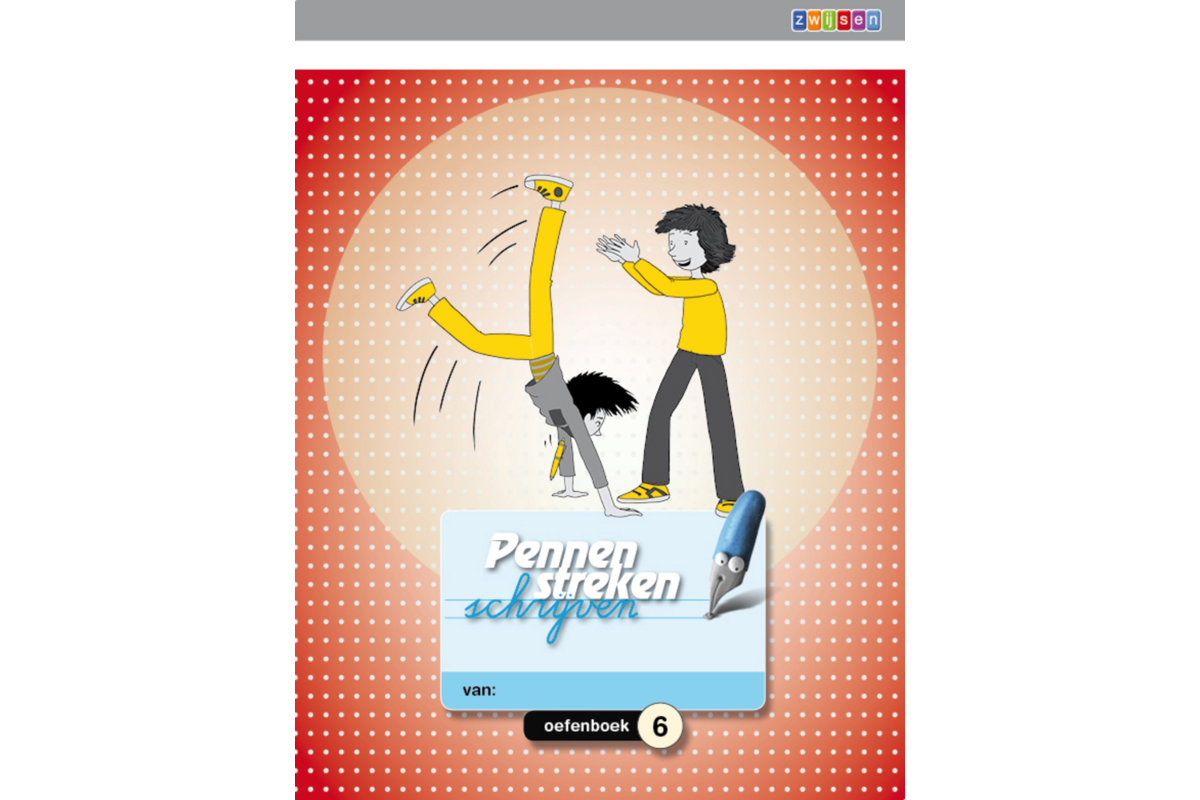 Pennenstreken 2 groep 6 - oefenboek 6 verbonden schrift (5 stuks)