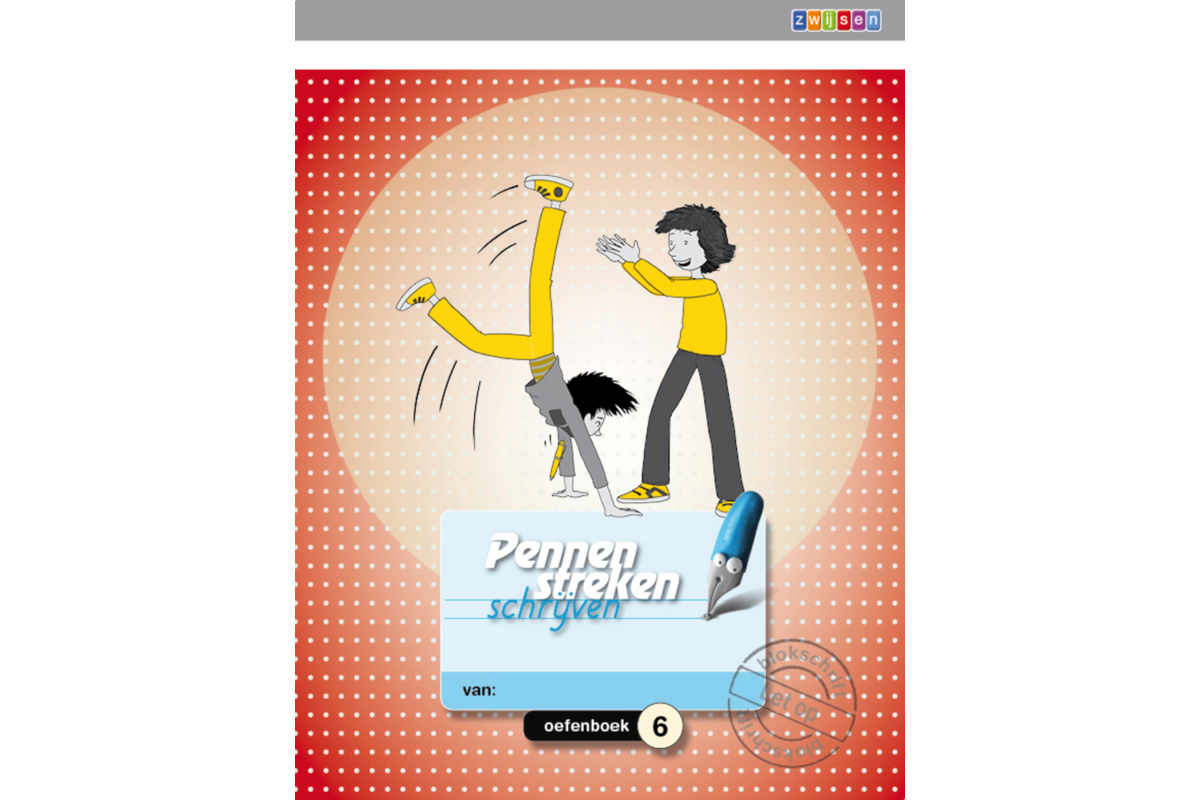 Pennenstreken 2 groep 6 - oefenboek 6 blokschrift (5 stuks)