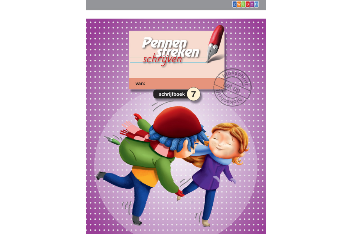 Pennenstreken 2 groep 7 - schrijfboek 7 blokschrift (5 stuks)
