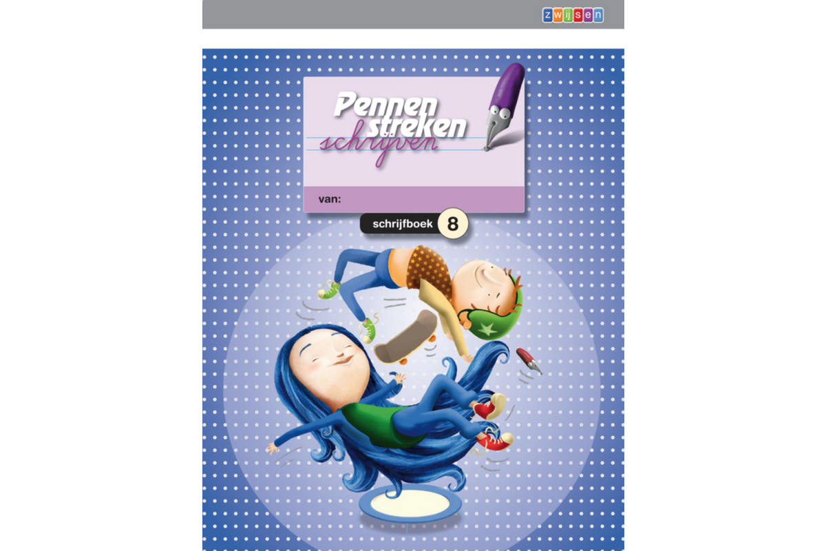 Pennenstreken 2 groep 8 - schrijfboek 8 verbonden schrift (5 stuks)