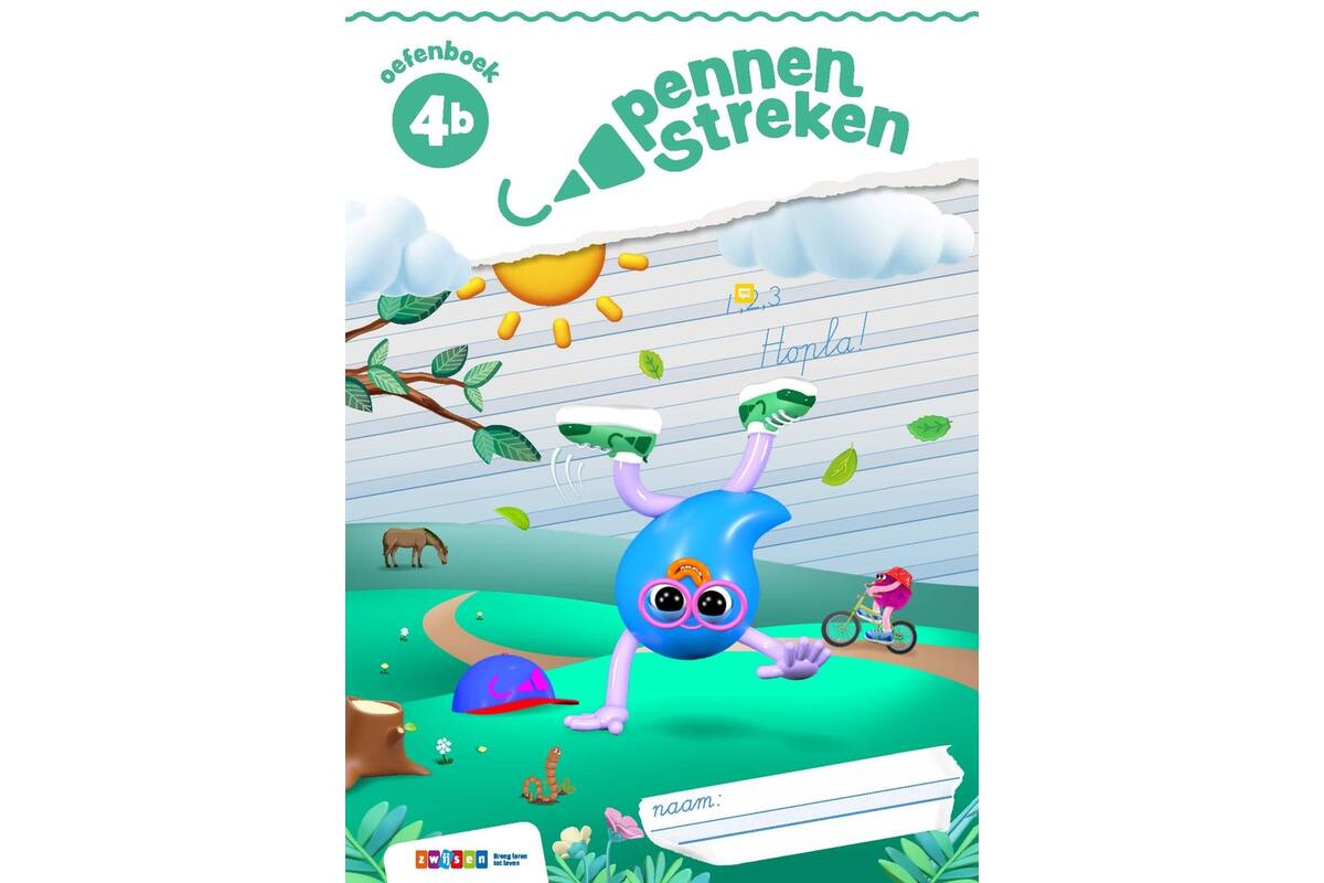 Pennenstreken 3 groep 4 oefenboek verbonden schrift 4B (5 stuks)