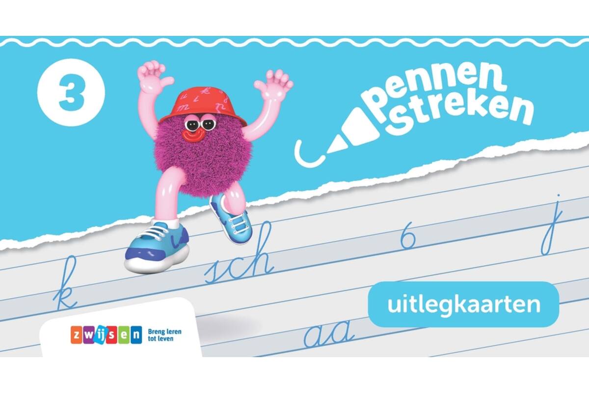 Pennenstreken 3 groep 3 uitlegkaarten verbonden schrift