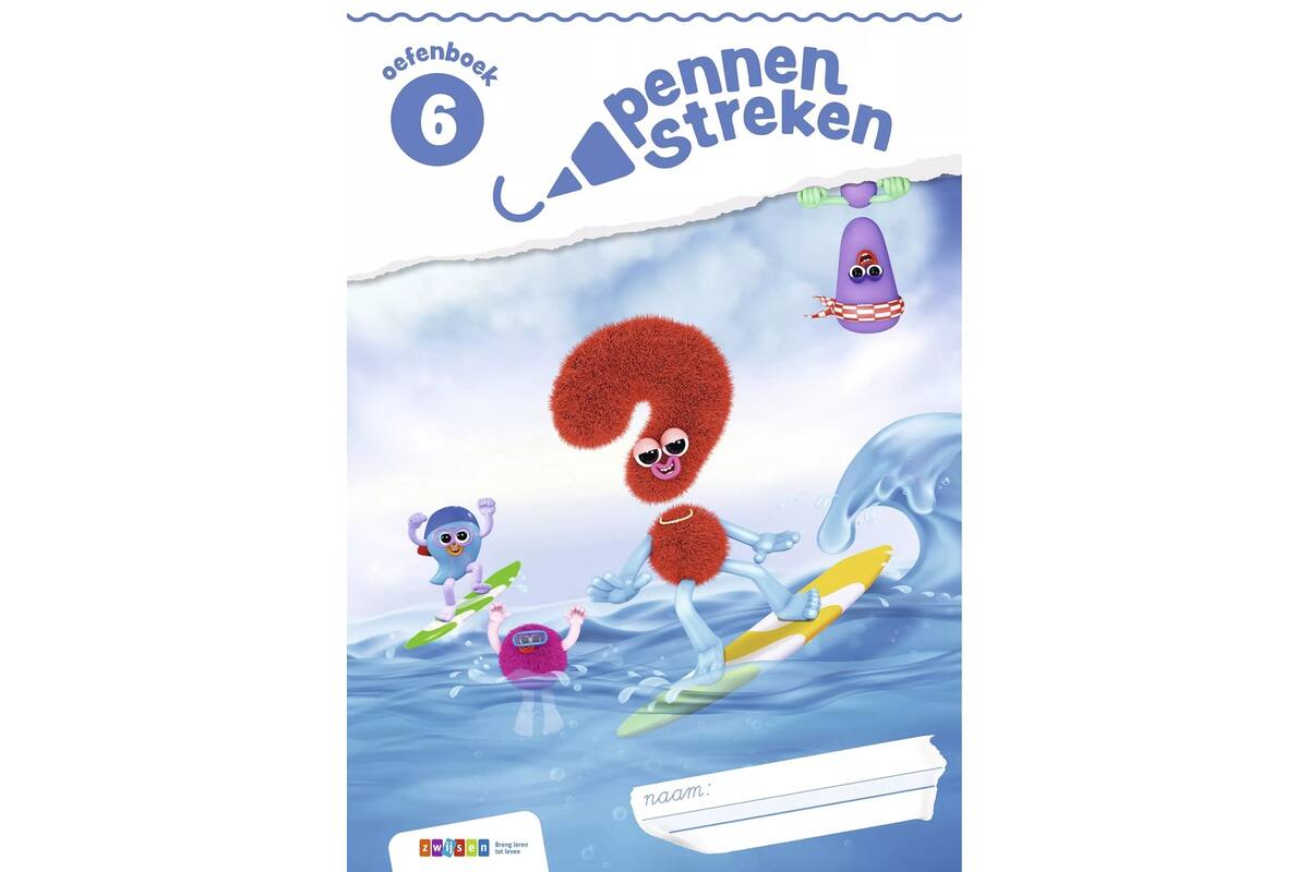 Pennenstreken 3 groep 6 oefenboek verbonden schrift (5 stuks)