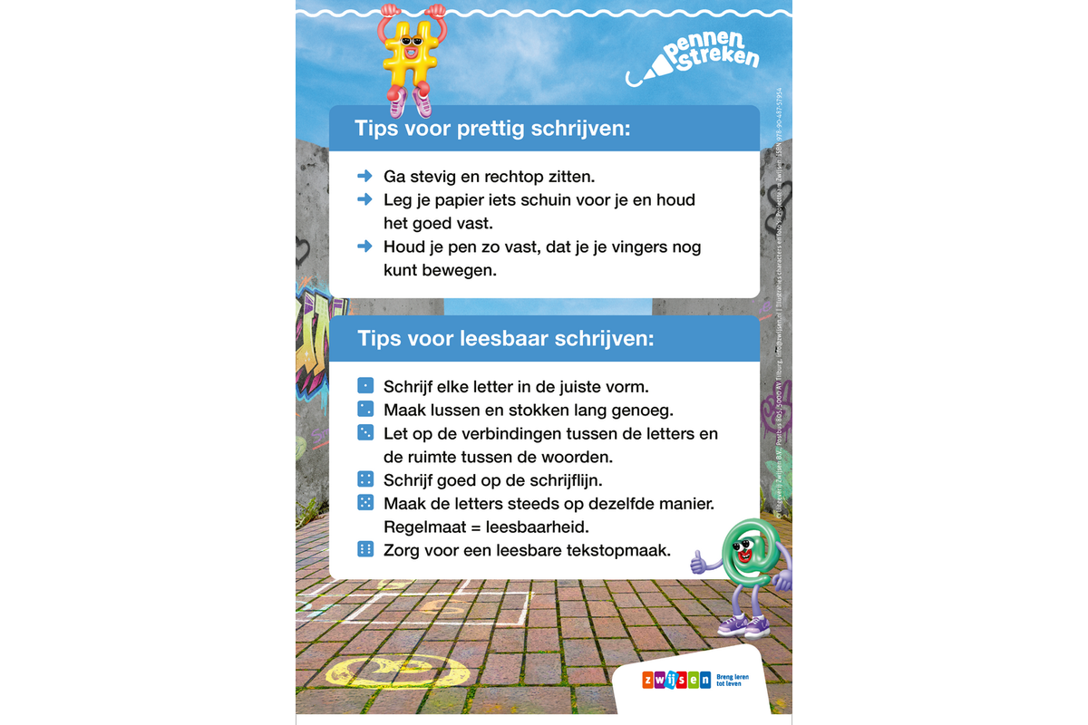 Pennenstreken 3 groep 7-8 letterkaarten verbonden schrift (10 stuks)