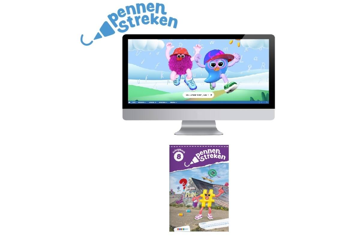 Pennenstreken 3 Leerpakket BLOKSCHRIFT groep 8