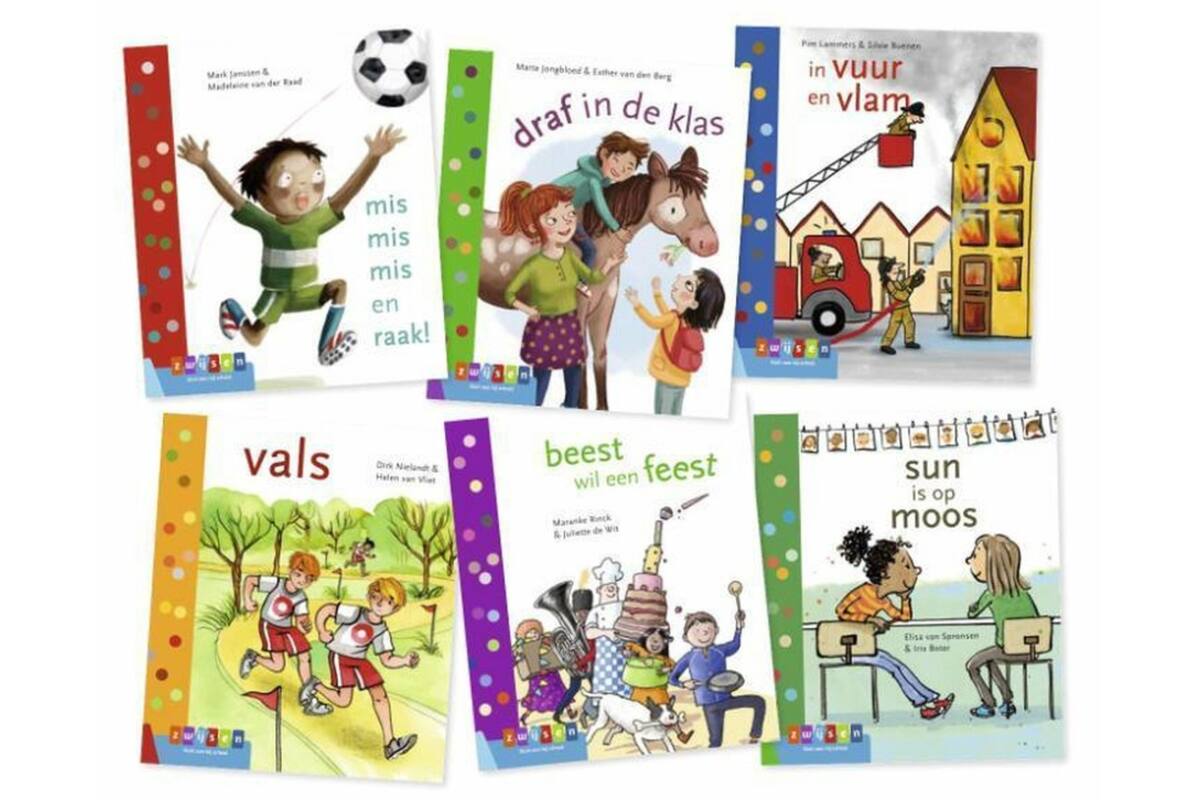 Pakket Leren lezen AVI M3 2 (6 titels)