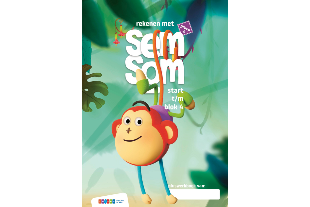 Semsom groep 4 werkboek plus deel 1 (5 stuks)