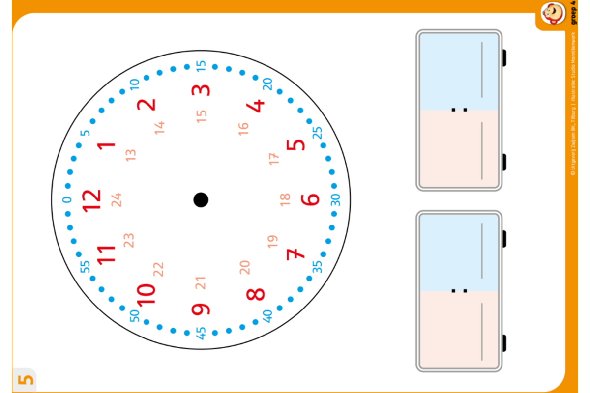 Semsom groep 4 wisbordjes A & B (2x 30 stuks)