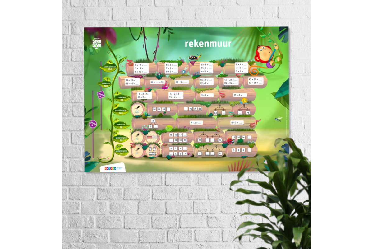 Semsom poster rekenmuur