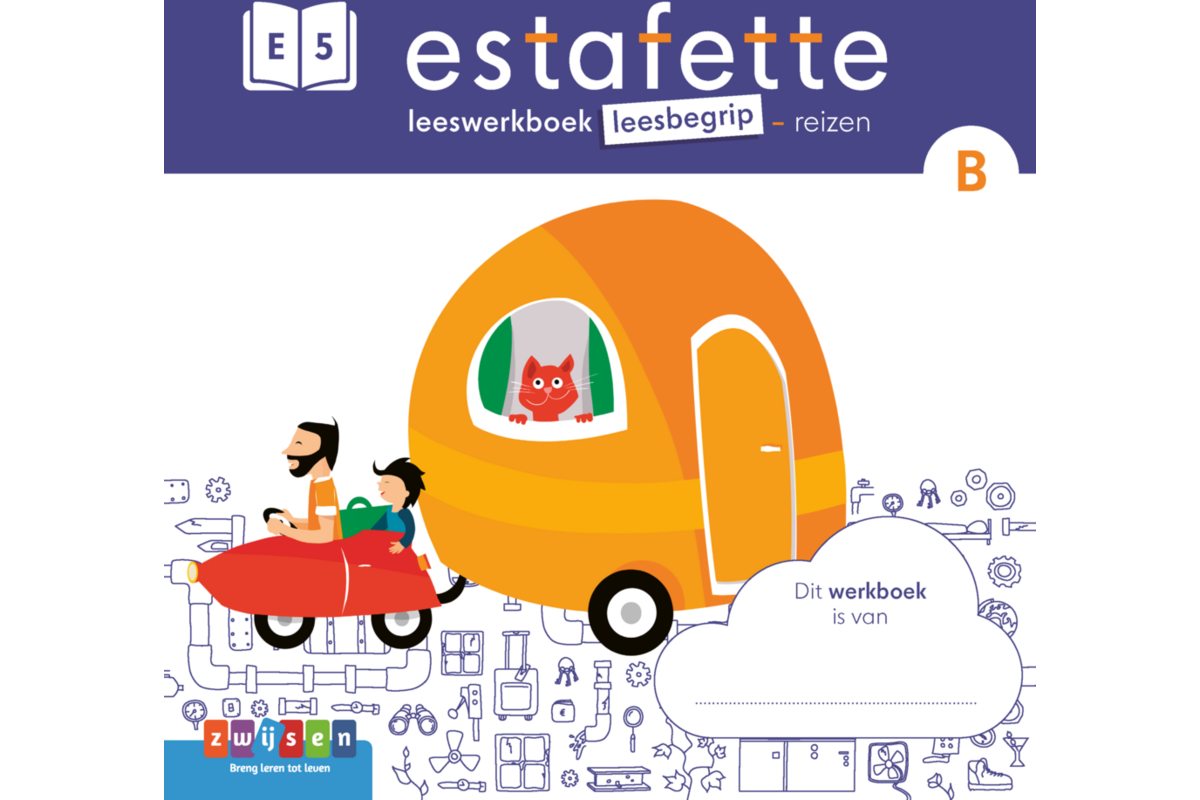 Estafette 3 leeswerkboek leesbegrip E5-B (5 stuks)