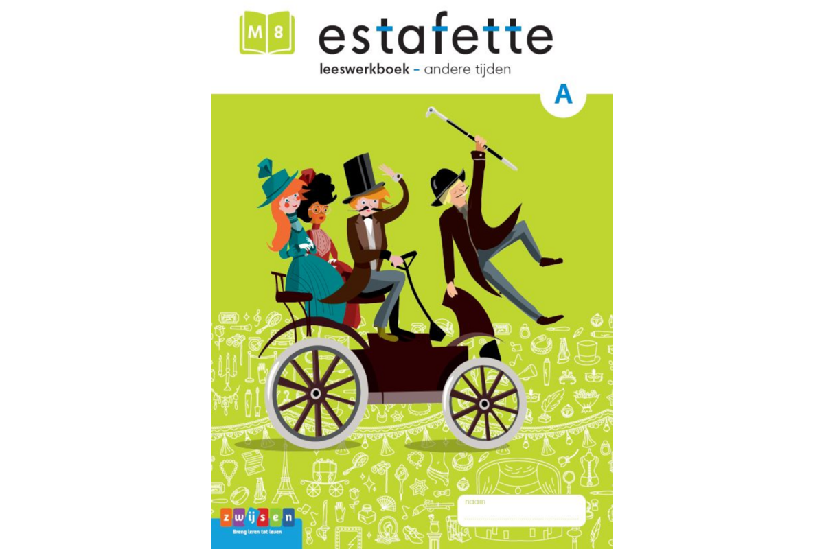Estafette 3 leeswerkboek leesbegrip M8-A (5 stuks)