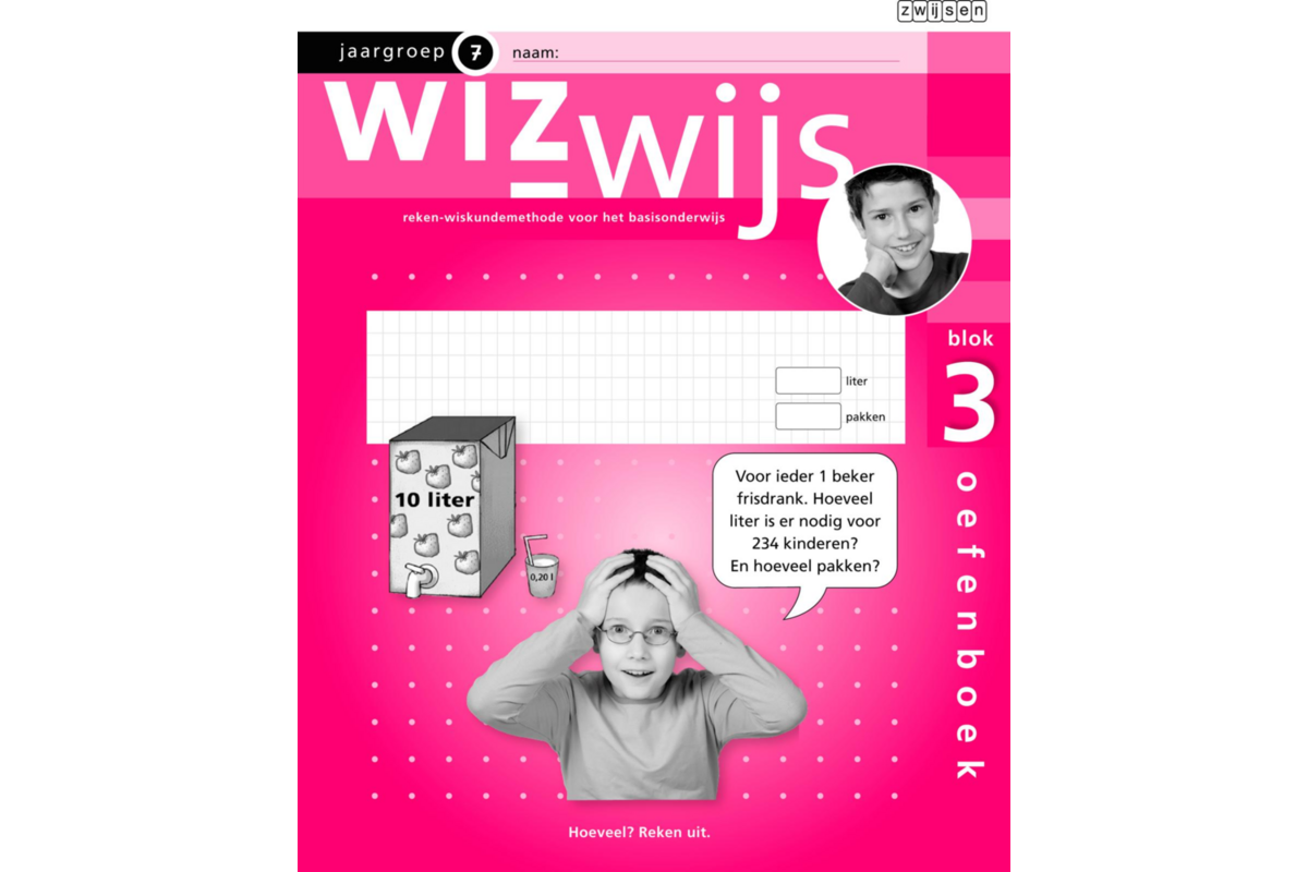 Wizwijs groep 7 oefenboek 3 basis (5 stuks)
