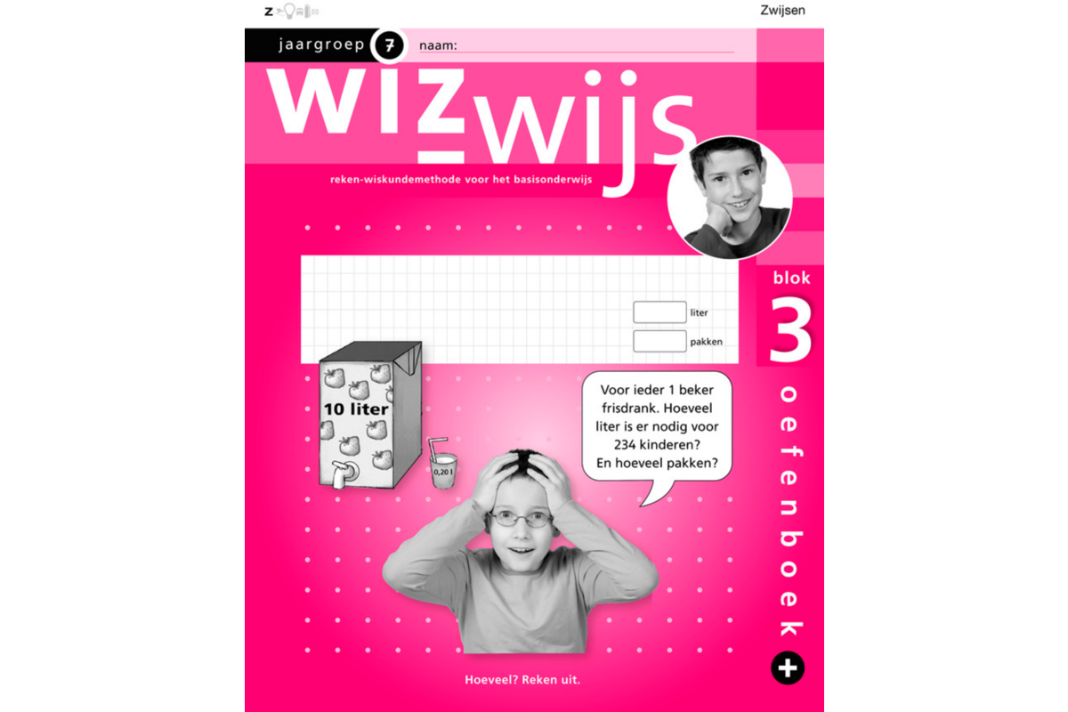 Wizwijs groep 7 oefenboek 3 plus (5 stuks)