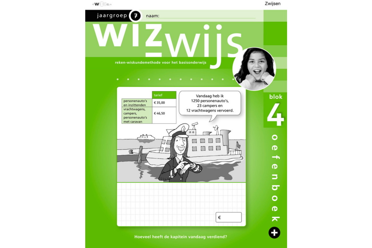 Wizwijs groep 7 oefenboek 4 plus (5 stuks)