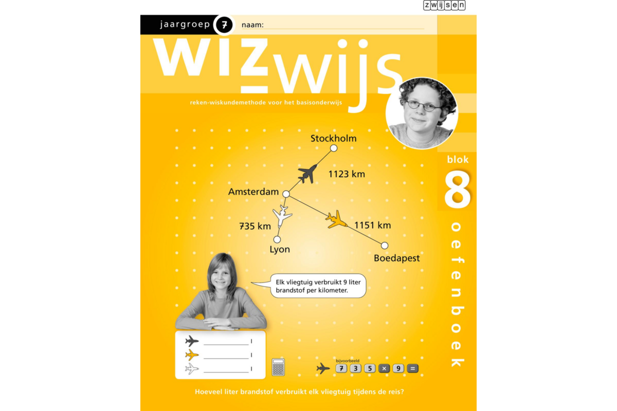 Wizwijs groep 7 oefenboek 8 basis (5 stuks)