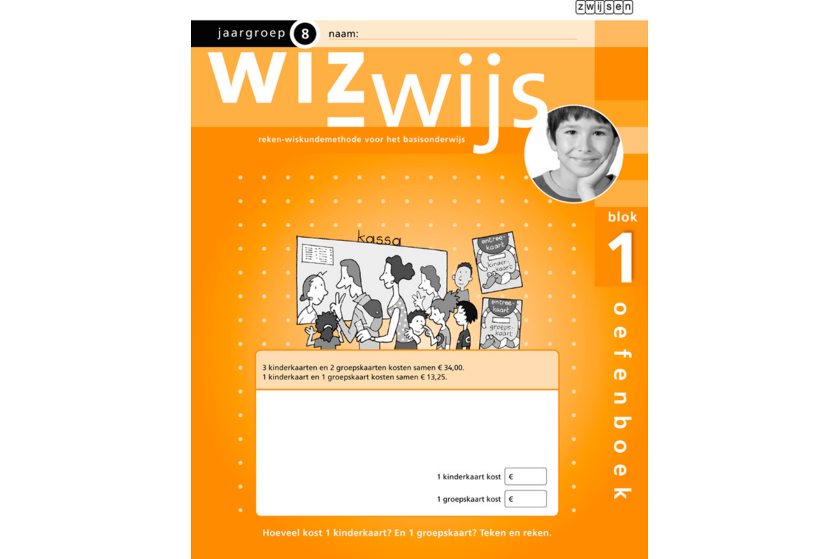 Wizwijs groep 8 oefenboek 1 basis (5 stuks)