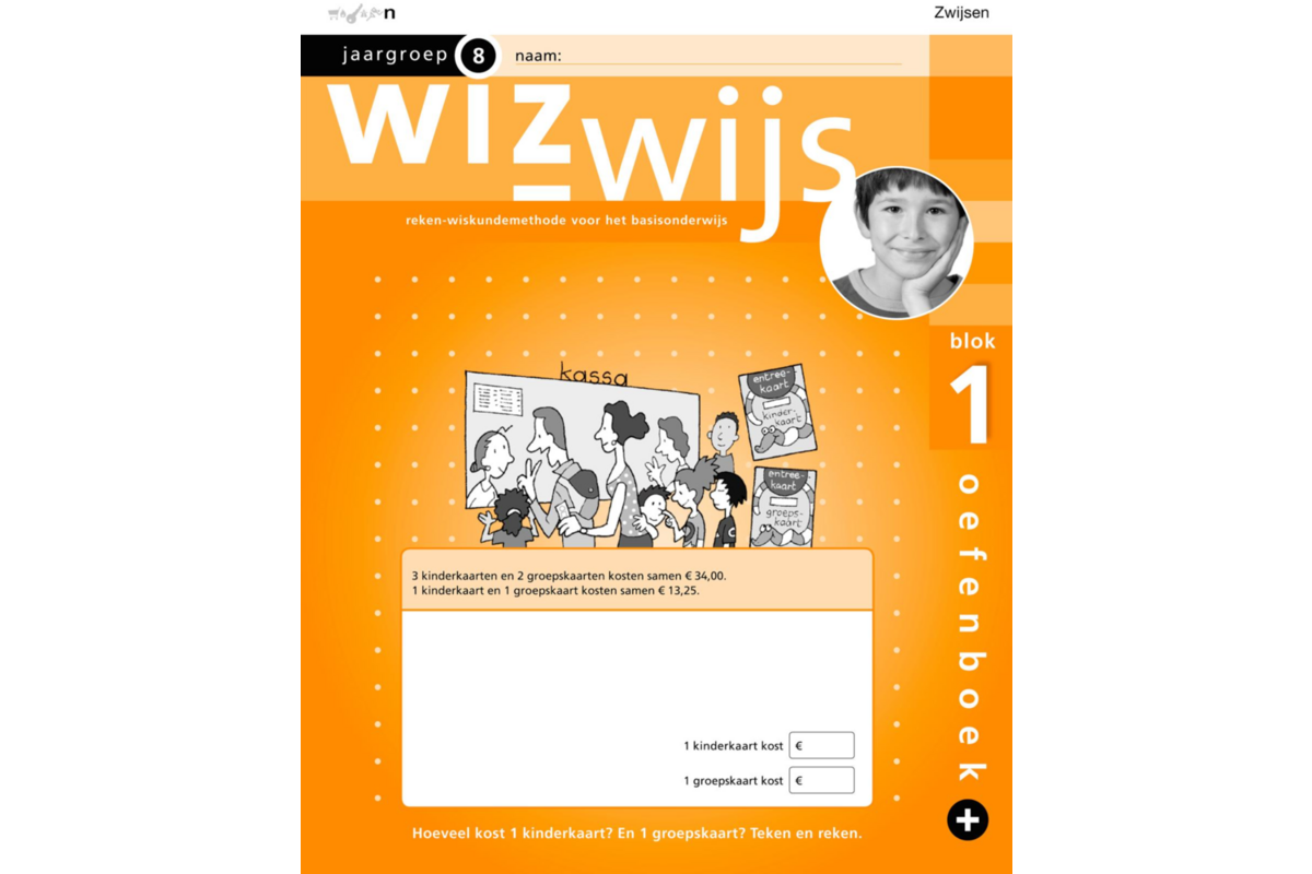 Wizwijs groep 8 oefenboek 1 plus (5 stuks)