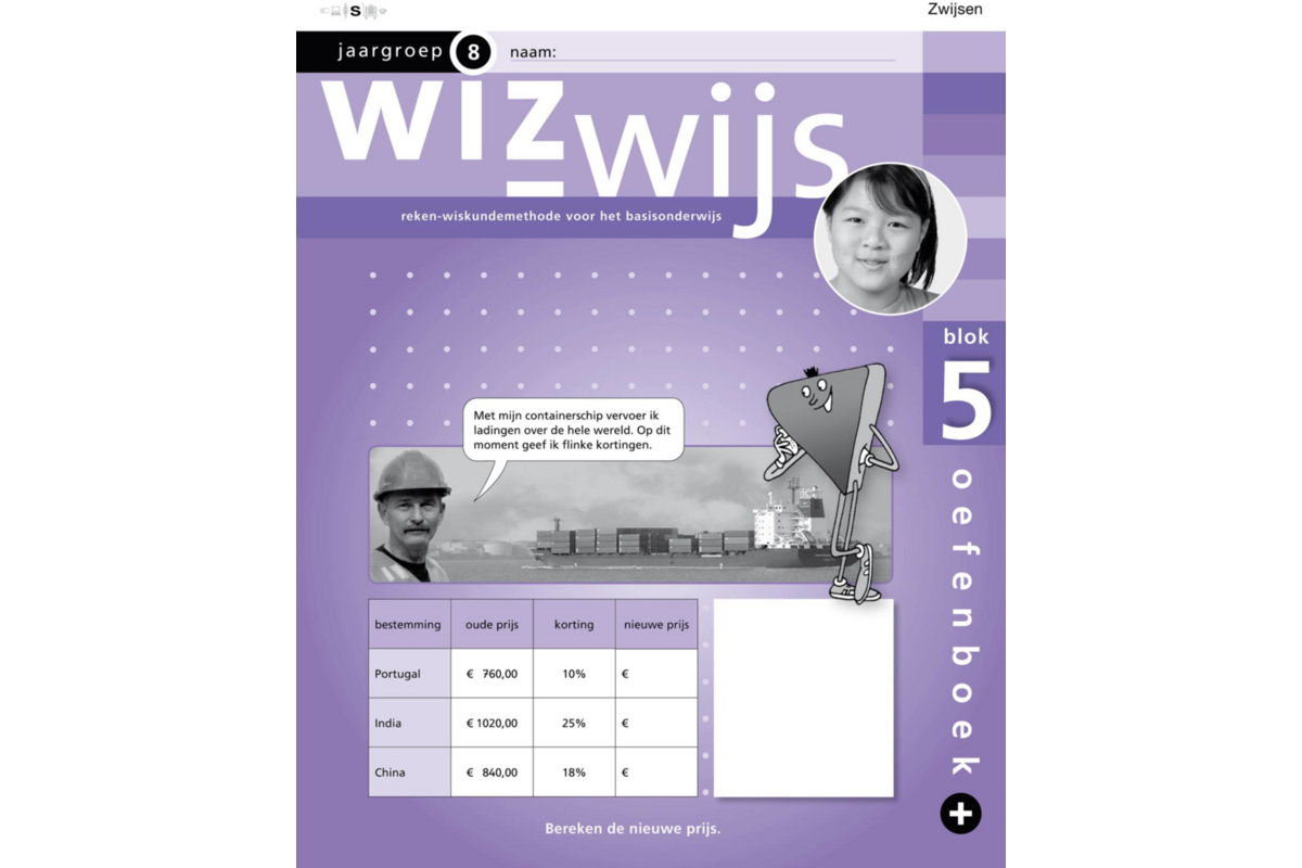 Wizwijs groep 8 oefenboek 5 plus (5 stuks)