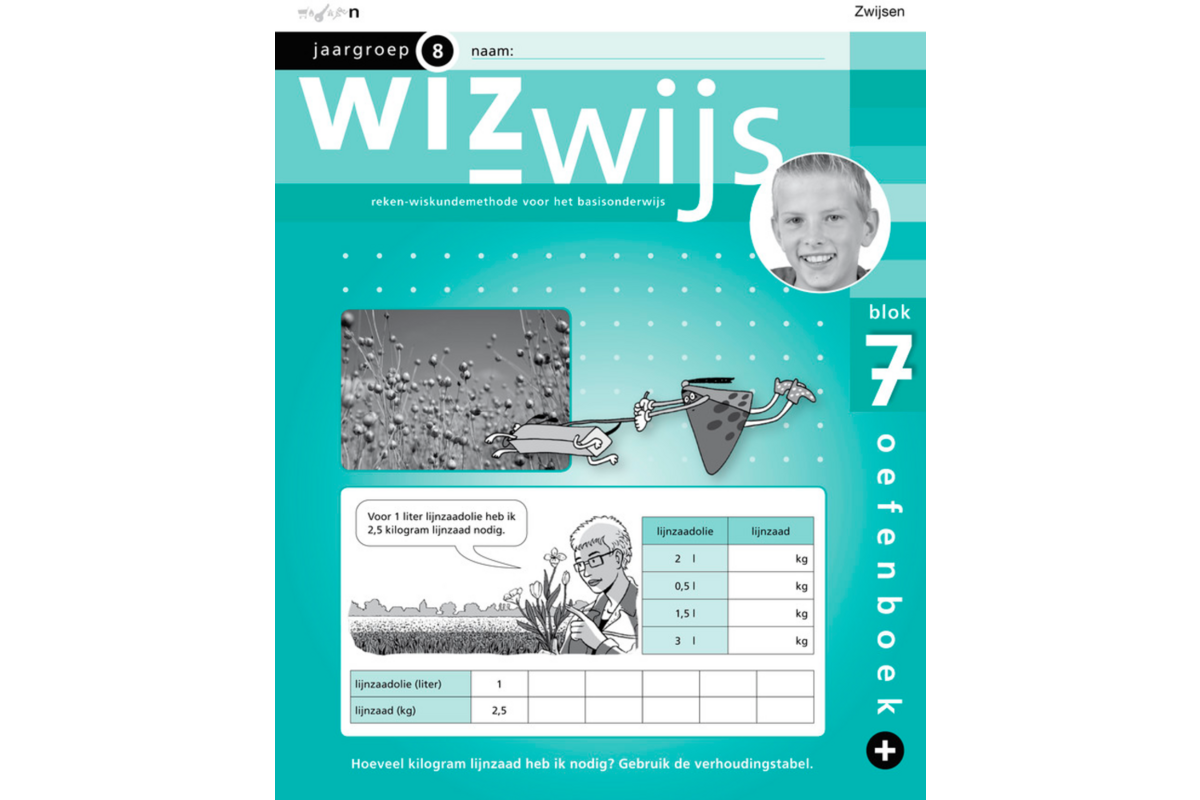 Wizwijs groep 8 oefenboek 7 plus (5 stuks)