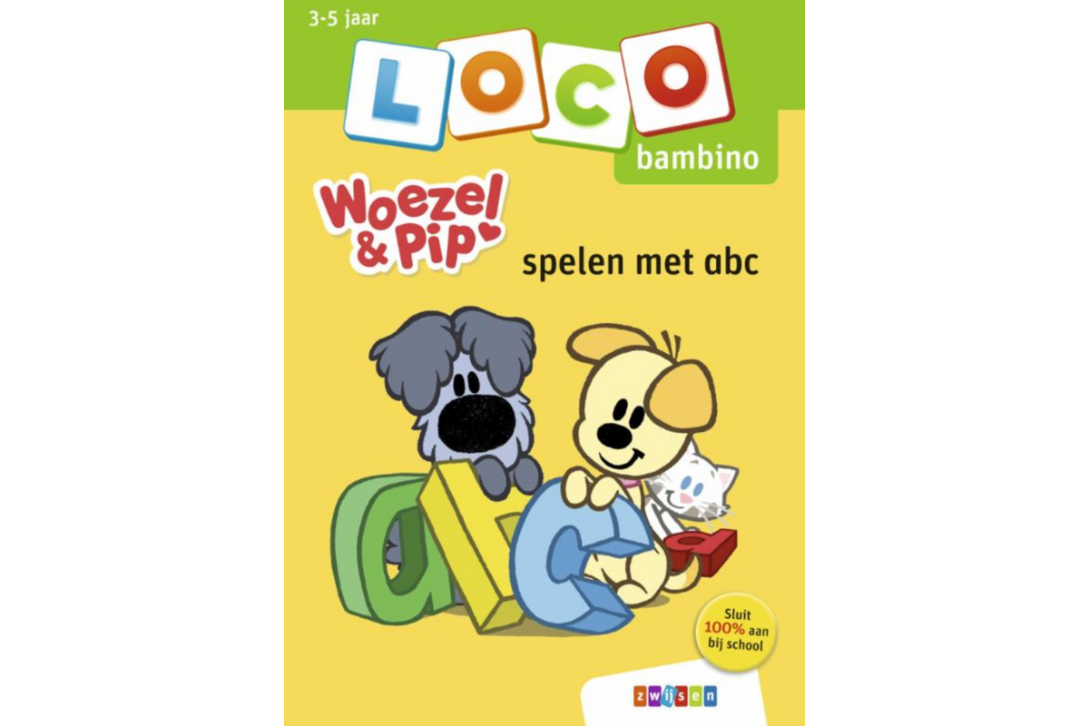 Loco Bambino: Opdrachtboekje Woezel & Pip spelen met abc