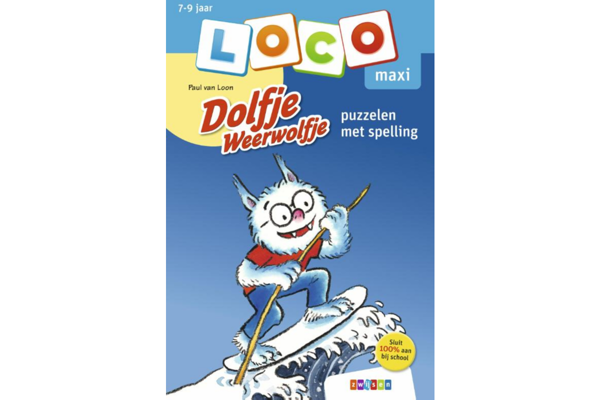 Loco Maxi: Opdrachtboekje Dolfje Weerwolfje puzzelen met spelling