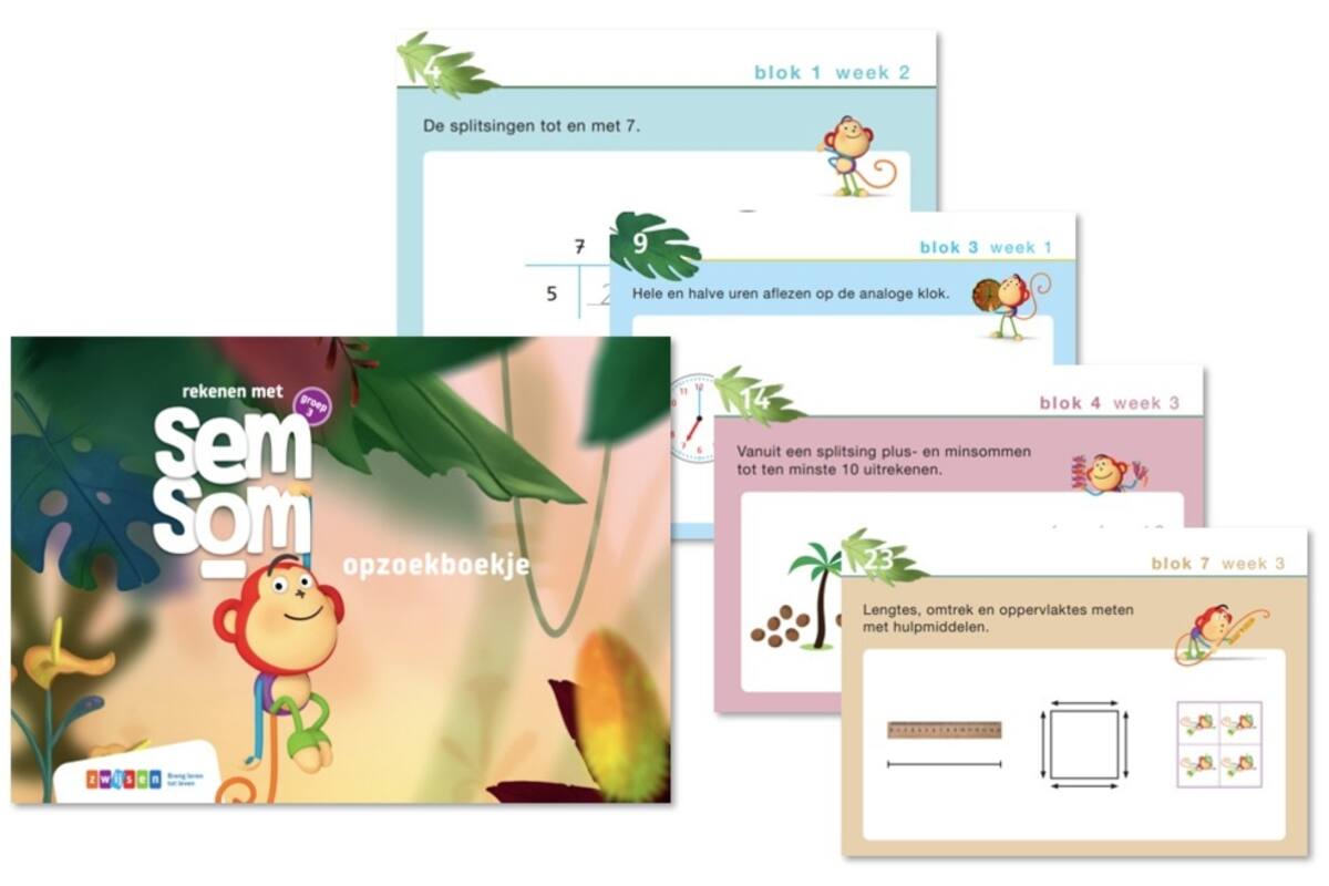 Semsom groep 3 opzoekboekje