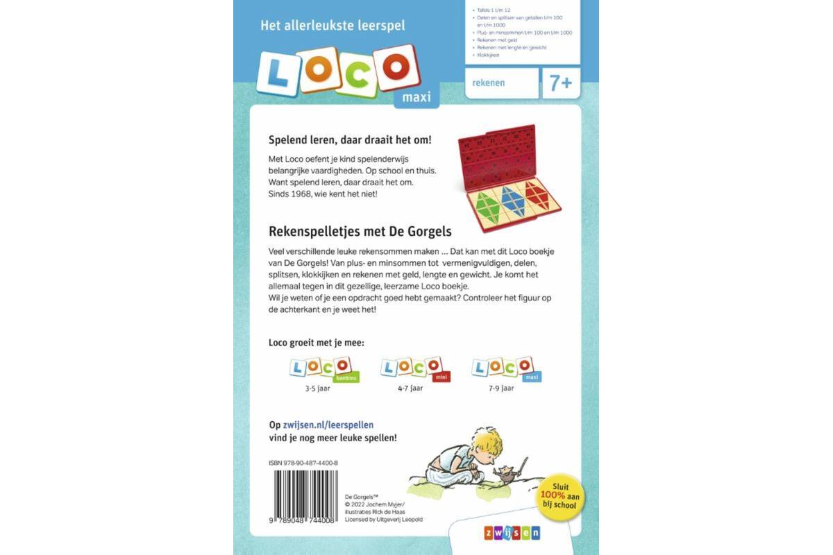 Loco Maxi: De Gorgels rekenspelletjes