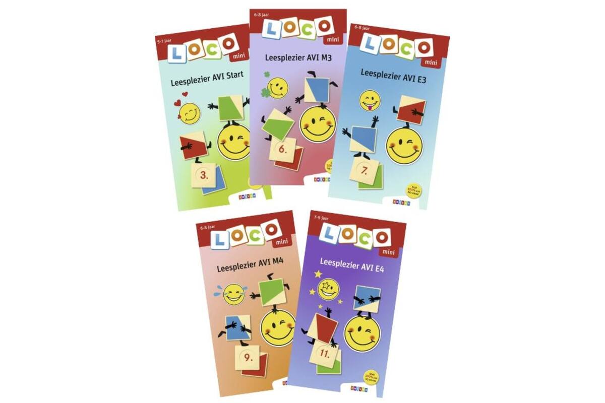 Loco Mini: pakket Leesplezier (5 boekjes)