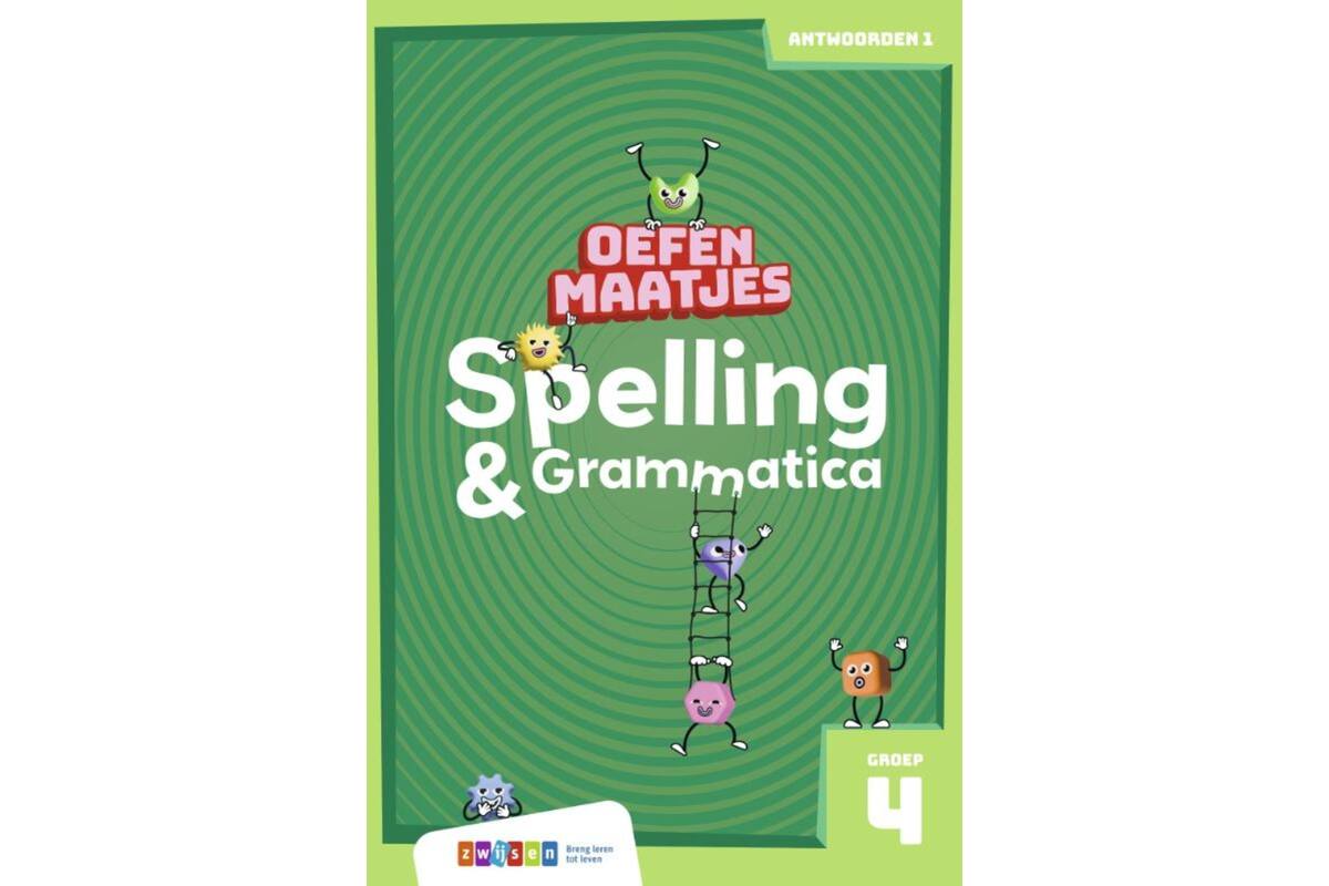 Oefenmaatjes Spelling & Grammatica groep 4 antwoordenboek 1