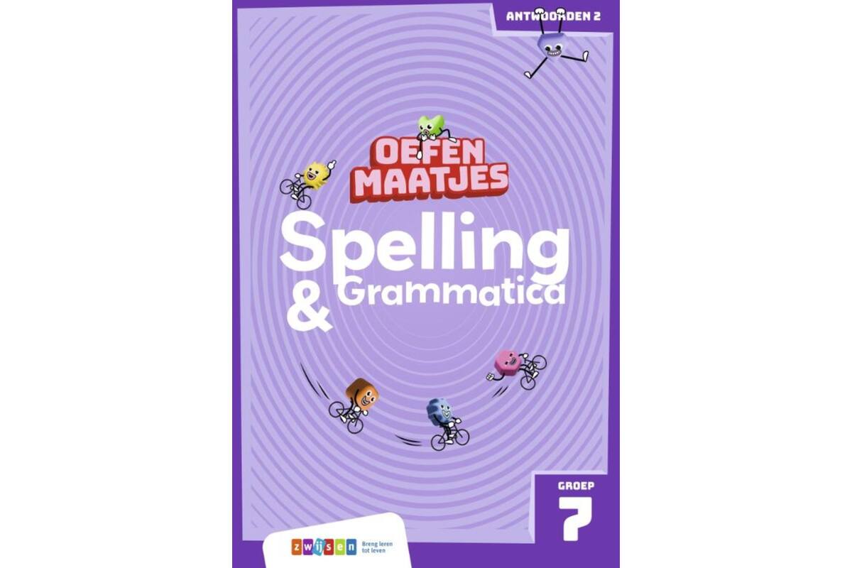 Oefenmaatjes Spelling & Grammatica groep 7 antwoordenboek 2