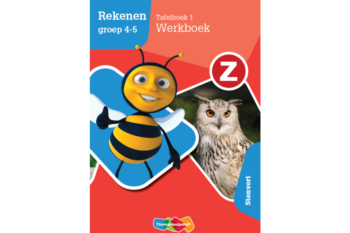 Z-Rekenen groep 4-5 Tafelboek 1 Werkboek - Stenvert