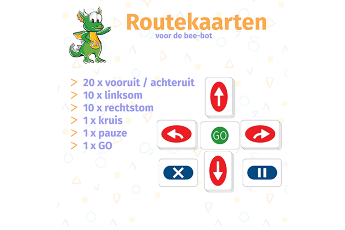 Delta.school (Delta de Draak) Bee-Bot route kaarten
