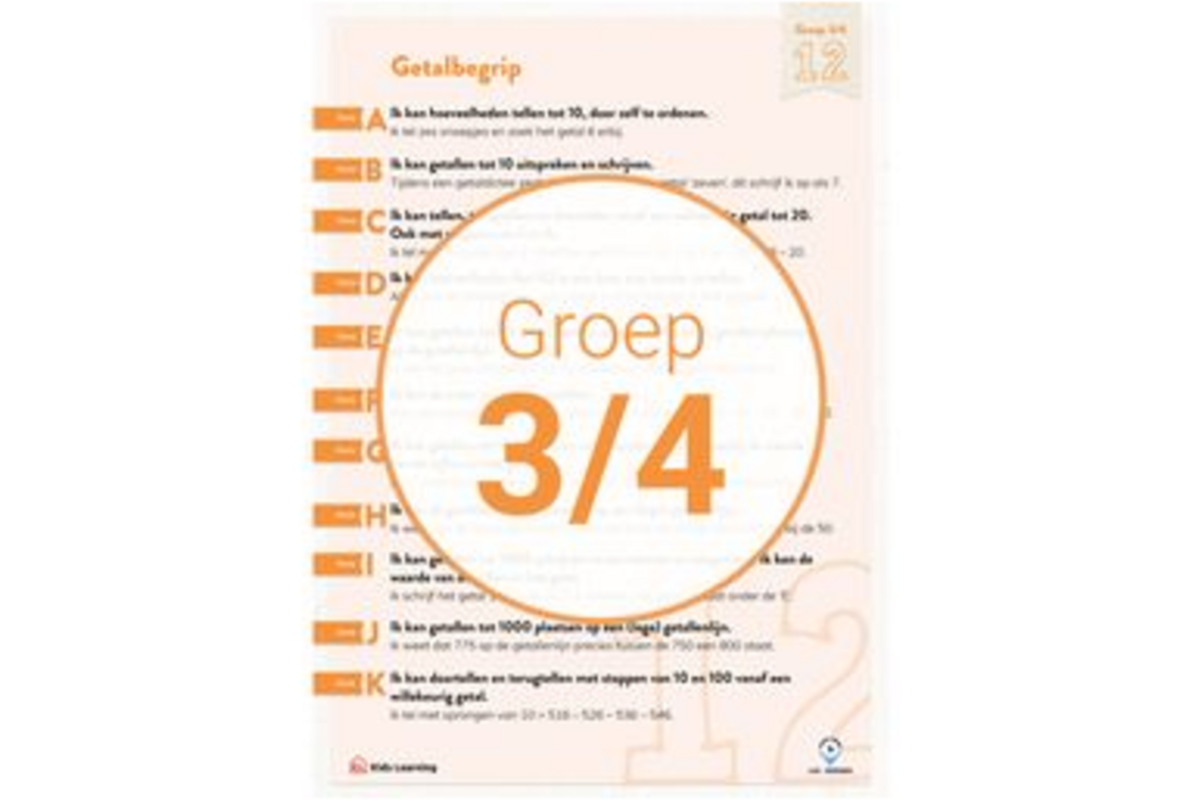 LDO Rekenen Doelenposters, groep 3/4