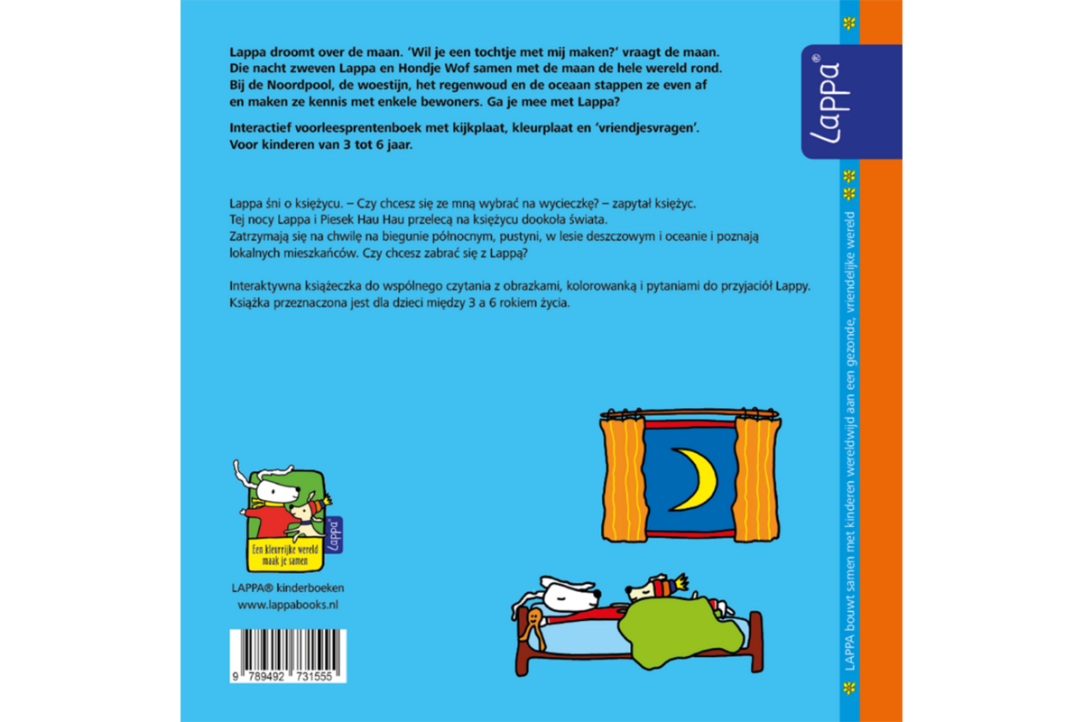 Lappa Kids - Lappa en de maan (Nederlands - Pools)