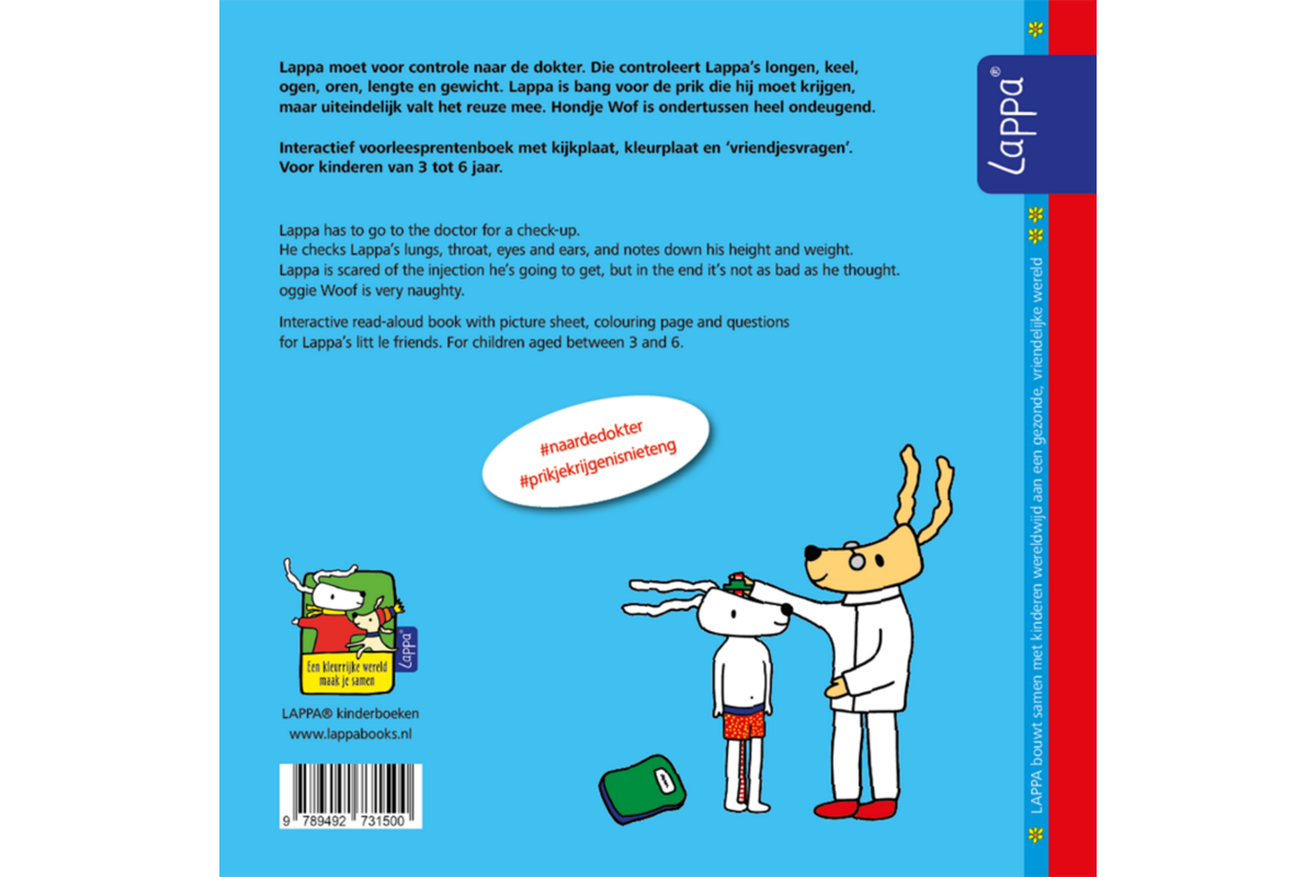 Lappa Kids - Lappa bij de dokter (Nederlands - Engels)