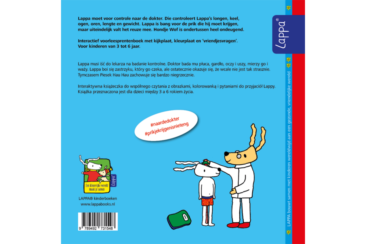 Lappa Kids - Lappa bij de dokter (Nederlands - Pools)
