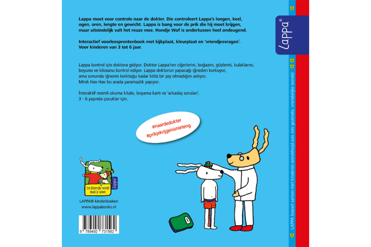 Lappa Kids - Lappa bij de dokter (Nederlands - Turks)