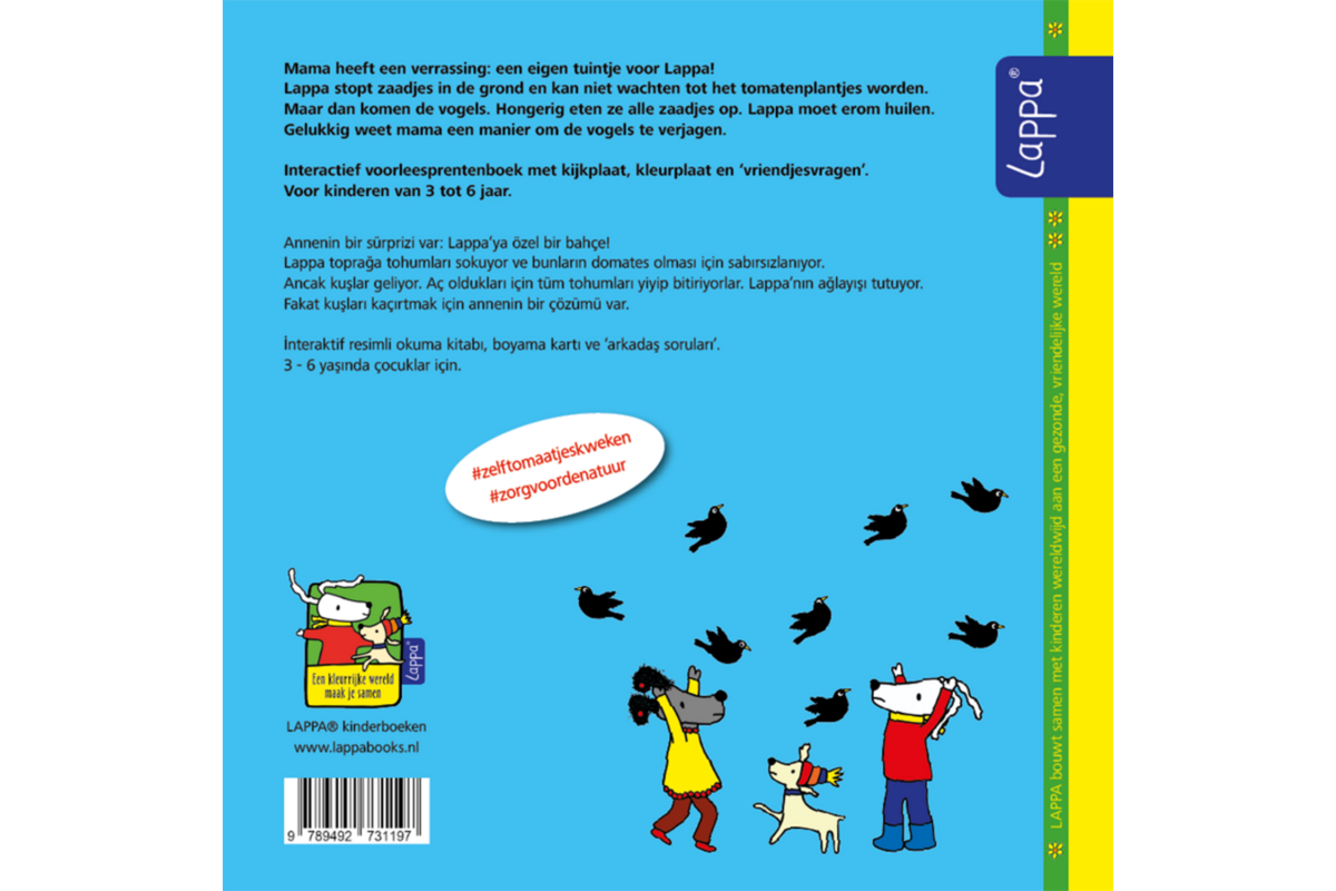 Lappa Kids - Lappa krijgt een tuintje (Nederlands - Turks)