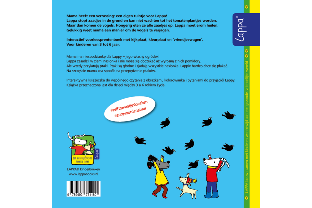 Lappa Kids - Lappa krijgt een tuintje (Nederlands - Pools)