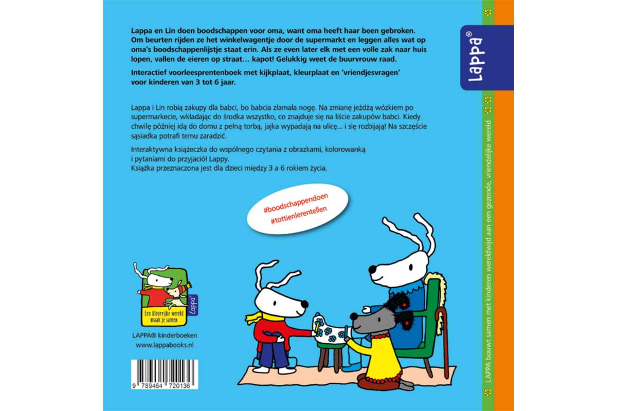 Lappa Kids - Lappa doet boodschappen (Nederlands - Pools)