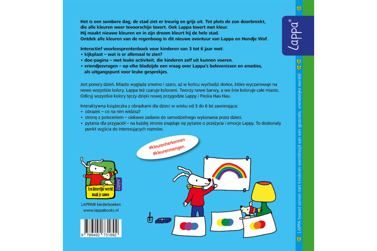 Lappa Kids - Lappa kleurt de stad (Nederlands - Pools)