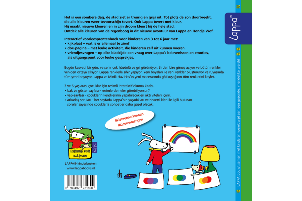 Lappa Kids - Lappa kleurt de stad (Nederlands - Turks)