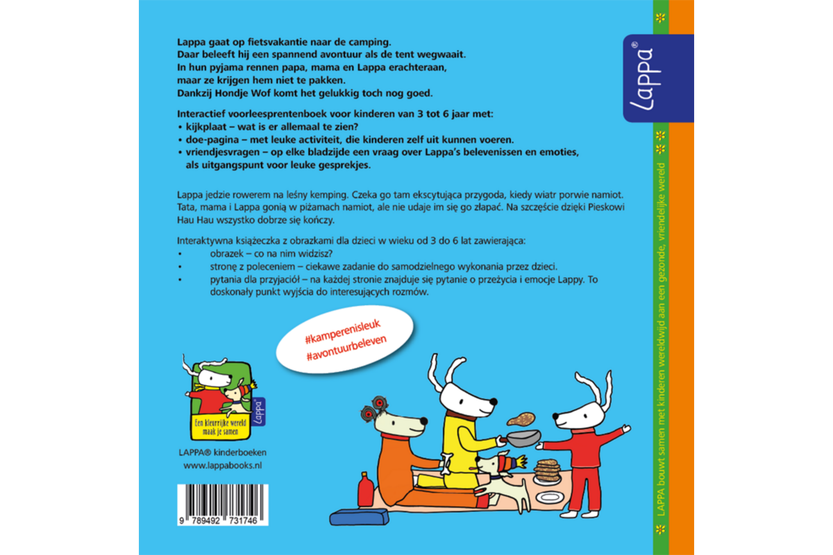 Lappa Kids - Lappa gaat kamperen (Nederlands - Pools)