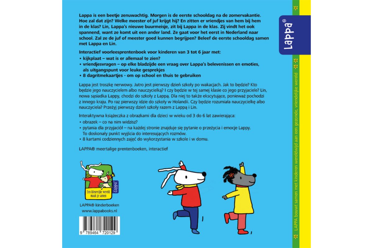 Lappa Kids - Lappa gaat naar school (Nederlands - Pools)